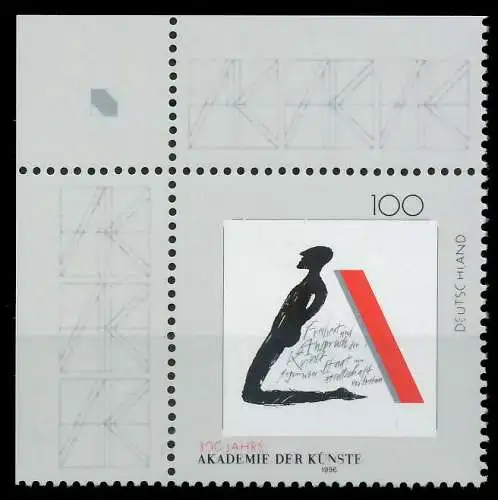 BRD 1996 Nr 1866 postfrisch ECKE-OLI 86787E