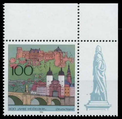 BRD 1996 Nr 1868 postfrisch ECKE-ORE S7991E2