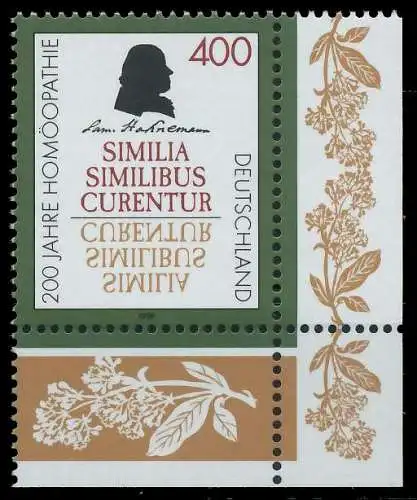 BRD 1996 Nr 1880 postfrisch ECKE-URE 867966