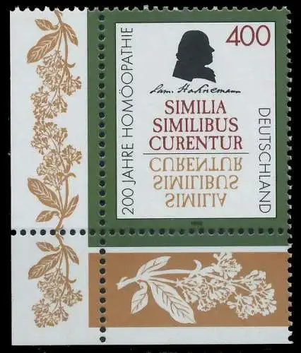 BRD 1996 Nr 1880 postfrisch ECKE-ULI 867976