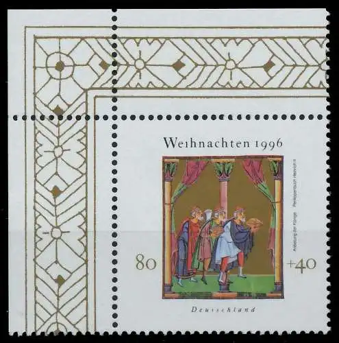 BRD 1996 Nr 1891 postfrisch ECKE-OLI S7993A2