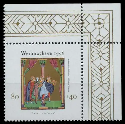 BRD 1996 Nr 1891 postfrisch ECKE-ORE 868A5A