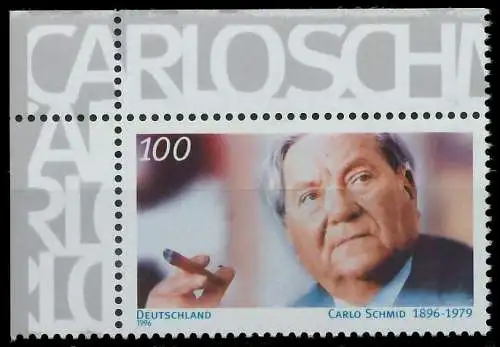 BRD 1996 Nr 1894 postfrisch ECKE-OLI 868A8A