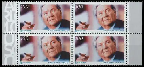 BRD 1996 Nr 1894 postfrisch VIERERBLOCK 868A96