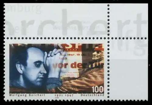 BRD 1996 Nr 1858 postfrisch ECKE-ORE S79940E