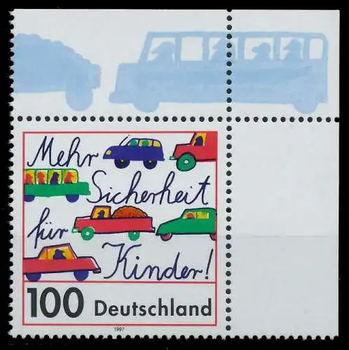 BRD 1997 Nr 1897 postfrisch ECKE-ORE 868AD2