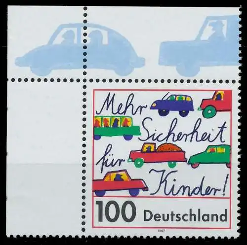 BRD 1997 Nr 1897 postfrisch ECKE-OLI 868ADA