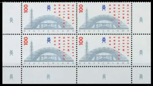 BRD 1997 Nr 1905 postfrisch VIERERBLOCK ECKE-URE 868B86