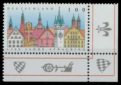BRD 1997 Nr 1910 postfrisch ECKE-URE S799502