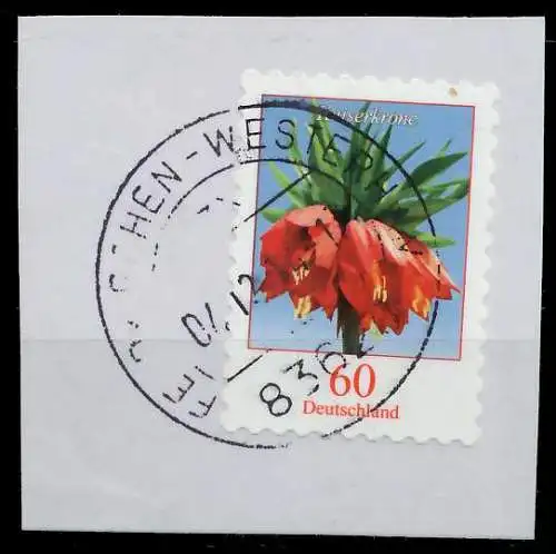 BRD DS BLUMEN Nr 3046 zentrisch gestempelt Briefst³ck 868BF2