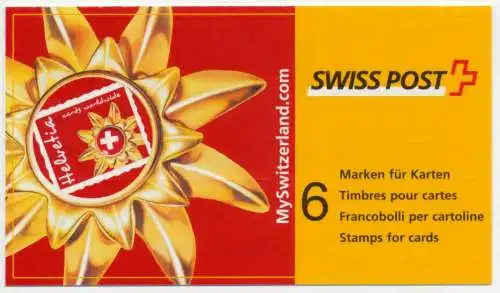 SCHWEIZ MARKENHEFT Nr MH 0-130 postfrisch S702862
