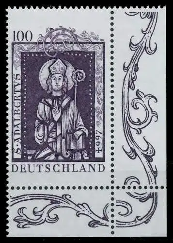 BRD 1997 Nr 1914 postfrisch ECKE-URE S7995B2