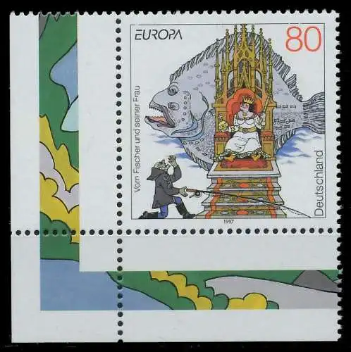 BRD BUND 1997 Nr 1915 postfrisch ECKE-ULI S7995DE