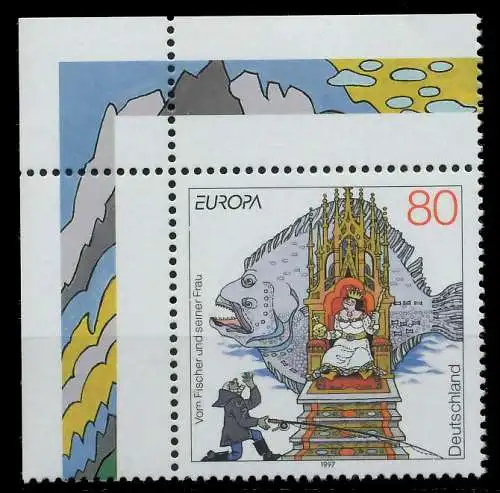 BRD BUND 1997 Nr 1915 postfrisch ECKE-OLI S7995EA