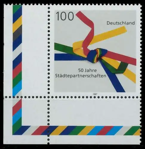 BRD 1997 Nr 1917 postfrisch ECKE-ULI S799666