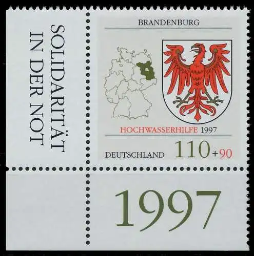 BRD 1997 Nr 1941 postfrisch ECKE-ULI 868E1A