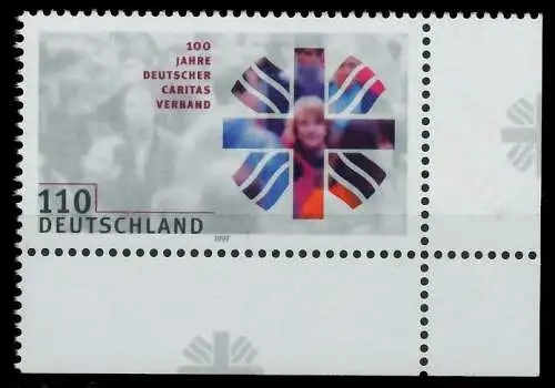 BRD 1997 Nr 1964 postfrisch ECKE-URE 868F76