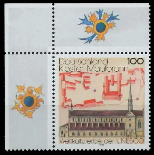 BRD 1998 Nr 1966 postfrisch ECKE-OLI 8690D6