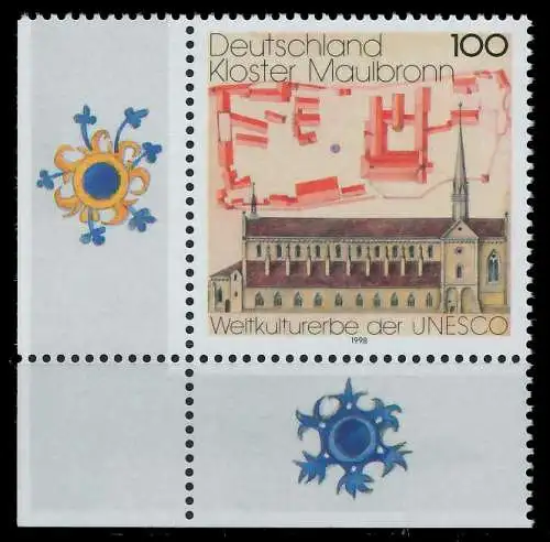 BRD 1998 Nr 1966 postfrisch ECKE-ULI 8690DE