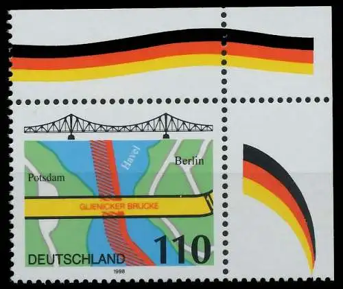 BRD 1998 Nr 1967 postfrisch ECKE-ORE S7ABFF6