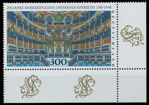 BRD 1998 Nr 1983 postfrisch ECKE-URE S7AC13E