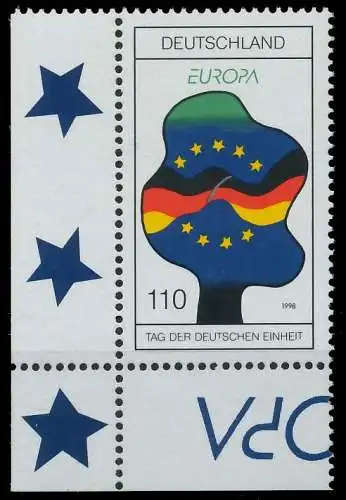 BRD BUND 1998 Nr 1985 postfrisch ECKE-ULI 86B20E