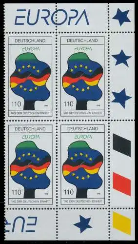 BRD BUND 1998 Nr 1985 postfrisch VIERERBLOCK ECKE-ORE 86B212