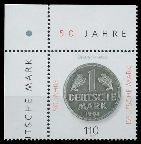 BRD 1998 Nr 1996 postfrisch ECKE-OLI 86B30A