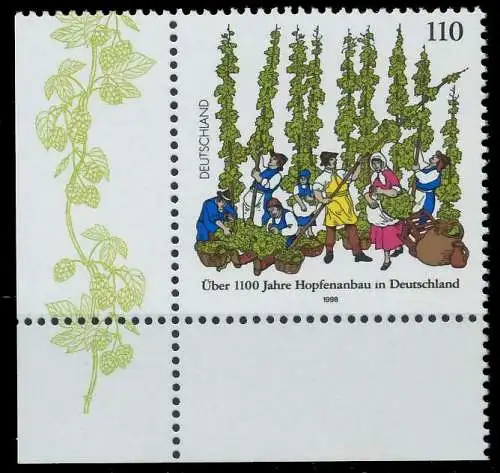 BRD 1998 Nr 1999 postfrisch ECKE-ULI 86B33E