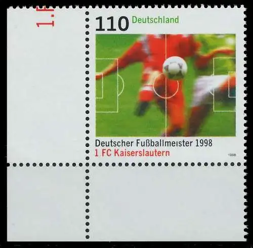 BRD 1998 Nr 2010 postfrisch ECKE-ULI 86B3FE