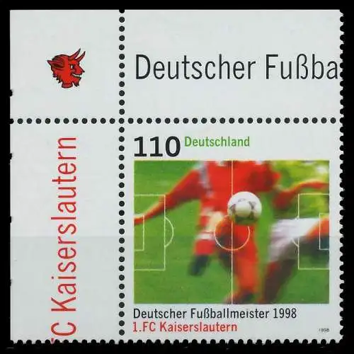 BRD 1998 Nr 2010 postfrisch ECKE-OLI 86B402