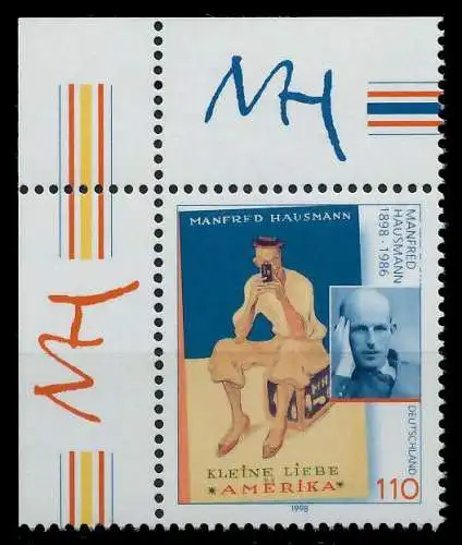 BRD 1998 Nr 2012 postfrisch ECKE-OLI 86B422