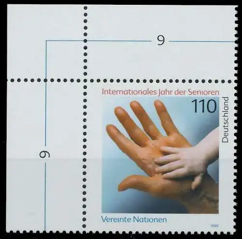 BRD 1999 Nr 2027 postfrisch ECKE-OLI 86B5CA