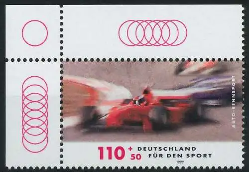 BRD 1999 Nr 2032 postfrisch ECKE-OLI 86B662