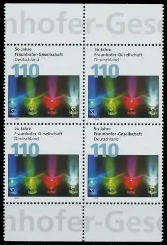 BRD 1999 Nr 2038 postfrisch VIERERBLOCK ORA S7B8C8A