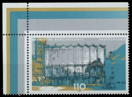 BRD 1999 Nr 2040 postfrisch ECKE-OLI 86B6EE