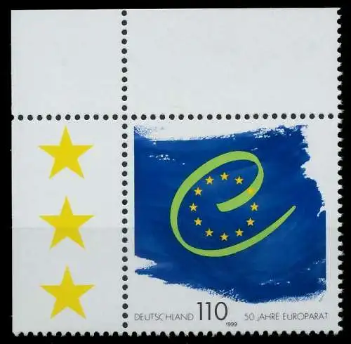 BRD BUND 1999 Nr 2049 postfrisch ECKE-OLI 86B7AA