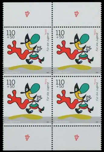 BRD 1999 Nr 2058 postfrisch VIERERBLOCK ORA 86B83E