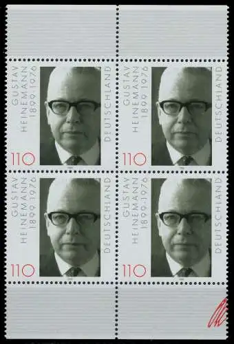 BRD 1999 Nr 2067 postfrisch VIERERBLOCK ORA 86B8DA