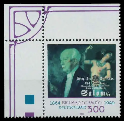 BRD 1999 Nr 2076 postfrisch ECKE-OLI 86D14A