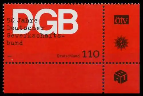 BRD 1999 Nr 2083 zentrisch gestempelt ECKE-URE 86D1D2