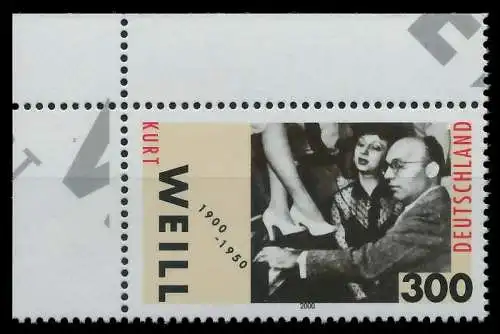 BRD 2000 Nr 2100 postfrisch ECKE-OLI 86D30A