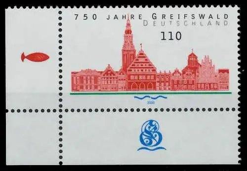 BRD 2000 Nr 2111 postfrisch ECKE-ULI S7B9226