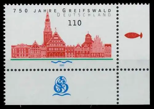 BRD 2000 Nr 2111 postfrisch ECKE-URE S7B923A