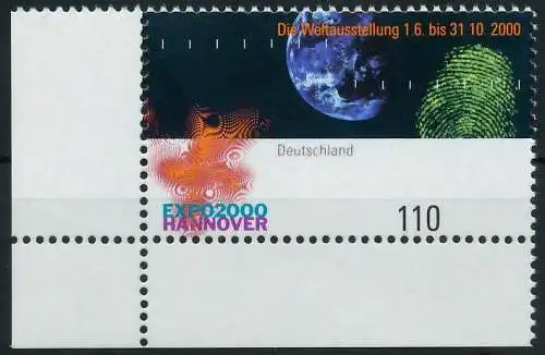 BRD 2000 Nr 2130 postfrisch ECKE-ULI 86D5C6