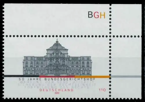 BRD 2000 Nr 2137 postfrisch ECKE-ORE 86D622