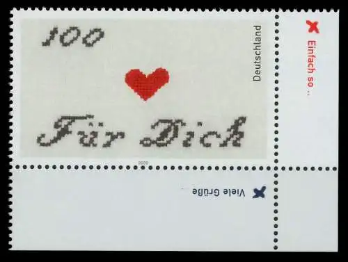 BRD 2000 Nr 2138 postfrisch ECKE-URE 86D626