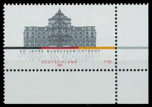 BRD 2000 Nr 2137 postfrisch ECKE-URE 86D636