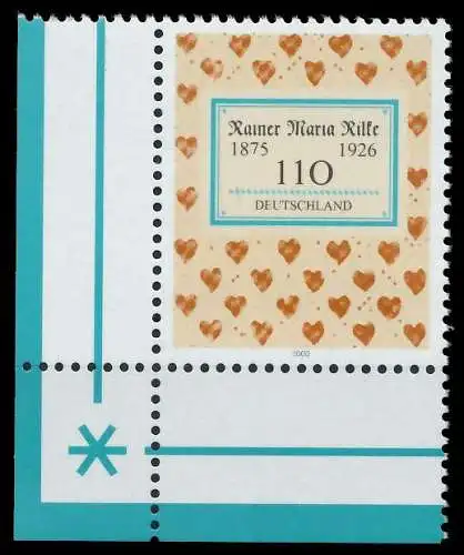 BRD 2000 Nr 2154 postfrisch ECKE-ULI 86D70A