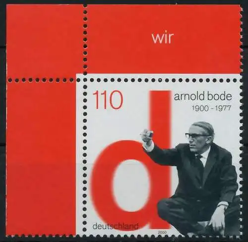 BRD 2000 Nr 2155 postfrisch ECKE-OLI 86D72E